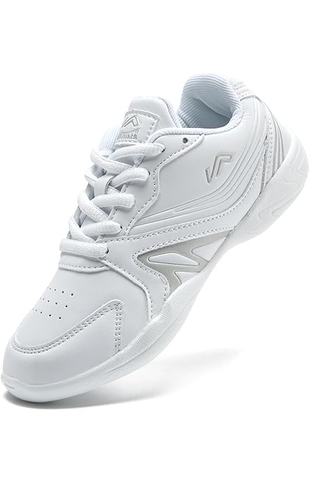 Tenis Blancos BAXINIER, Zapatos De Baile De Porristas Blancos Para
