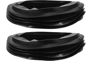 HOLIDYOYO 2pcs Shampoo Bed Rubber Seal Rings for Salon Shampoo Bowl and Ceramic Basin, Adjustable Hair Washing