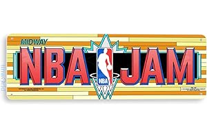 Tinworld Tin Sign: NBA Jam Arcade Game Room Marquee Metal Decor Retro Console C974