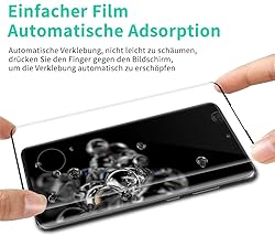 Galaxy S20 Plus Screen Protector, 3 Pack Tempered