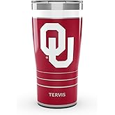 Tervis Traveler Oklahoma Sooners - MVP Triple Insulated Tumbler Travel Cup Keeps Drinks Cold & Hot, 20oz, Stainless Steel