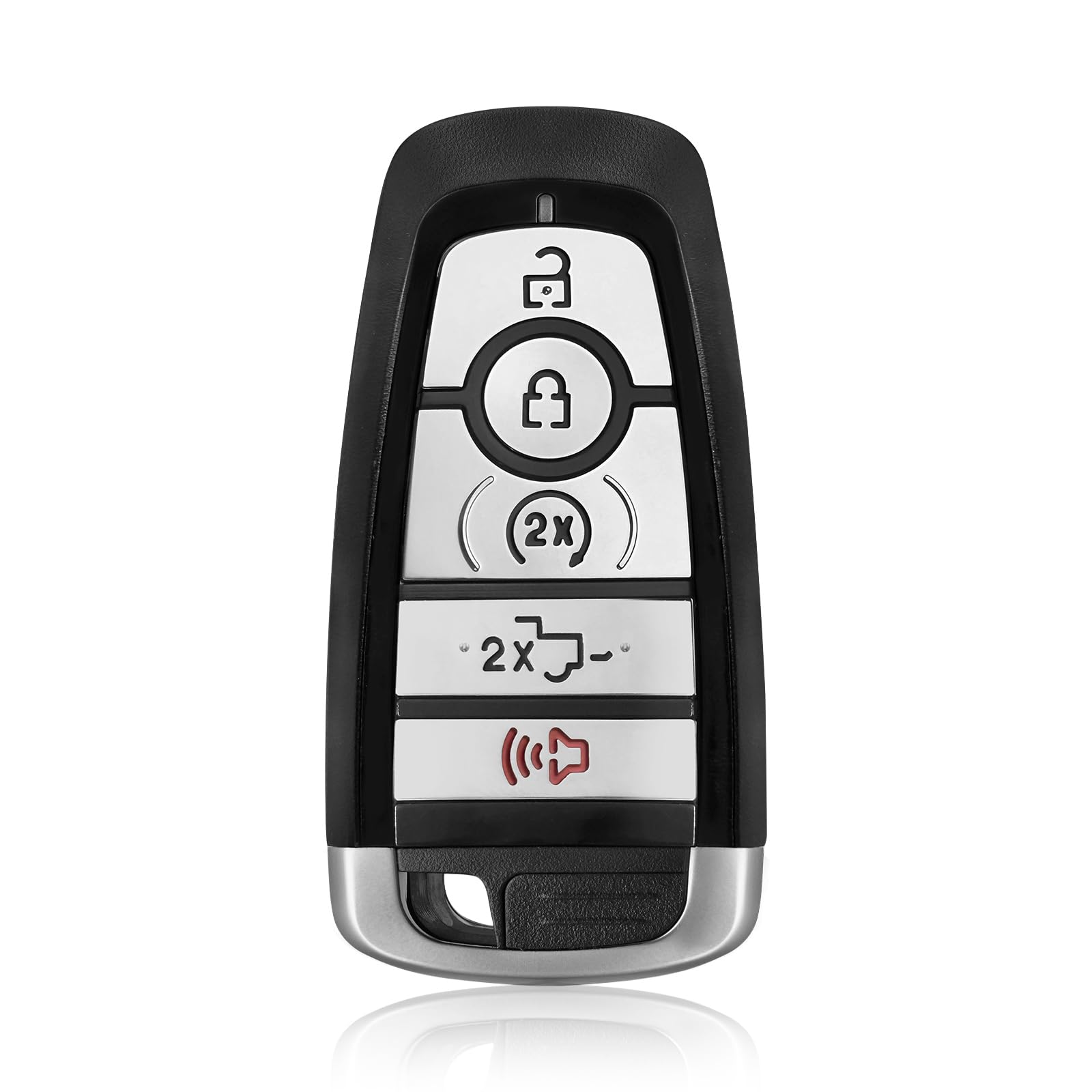 Photo 1 of Keylessbest Replacement for 2023 2024 Ford F-250 F-350 F-450 F-550 Key Fob Remote Control M3N-A3C108397 5 Buttons 433MHz