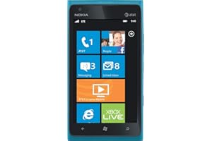 Nokia Lumia 900 16GB Windows Smartphone, GSM Unlocked - Cyan Blue (Renewed)