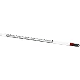 Eisco Specific Gravity Hydrometer, 0.700 to 2.000, 0.01 Graduations | Dual-Scale, Shot-Loaded, Hard Plastic Case, For Light &amp; Heavy Liquids, Laboratory Use, Ceramic Glaze, Clay Slip
