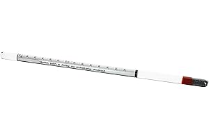 Universal Laboratory Hydrometer in Hard Plastic Case- Measure Specific Gravity Range 0.700 to 2.000-0.01 Graduations - Dual S