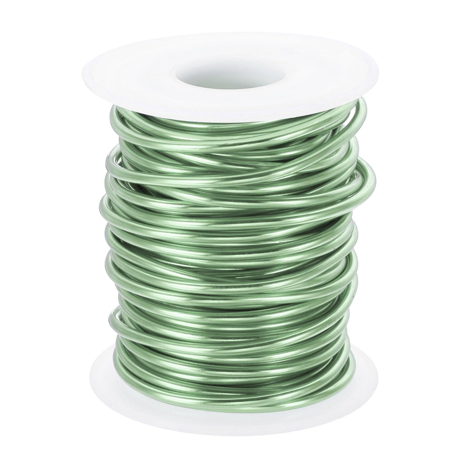 PATIKIL 10 Gauge 2.5mm Aluminum Craft Wire, 32.8 Ft Metal Wire Armature Bendable Wire for Jewelry Making Metal Wrap DIY, Grass Green