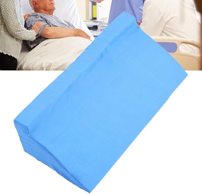 Positioning Wedge Pillow for Side Sleepers, R Shaped Cotton TurnOver