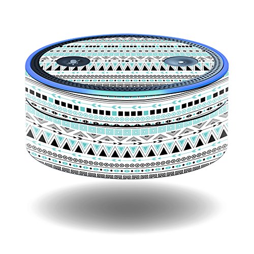 MightySkins-Protective-Vinyl-Skin-Decal-for-Amazon-Echo-Dot-1st-Generation-wrap-cover-sticker-skins-Turquoise-Tribal