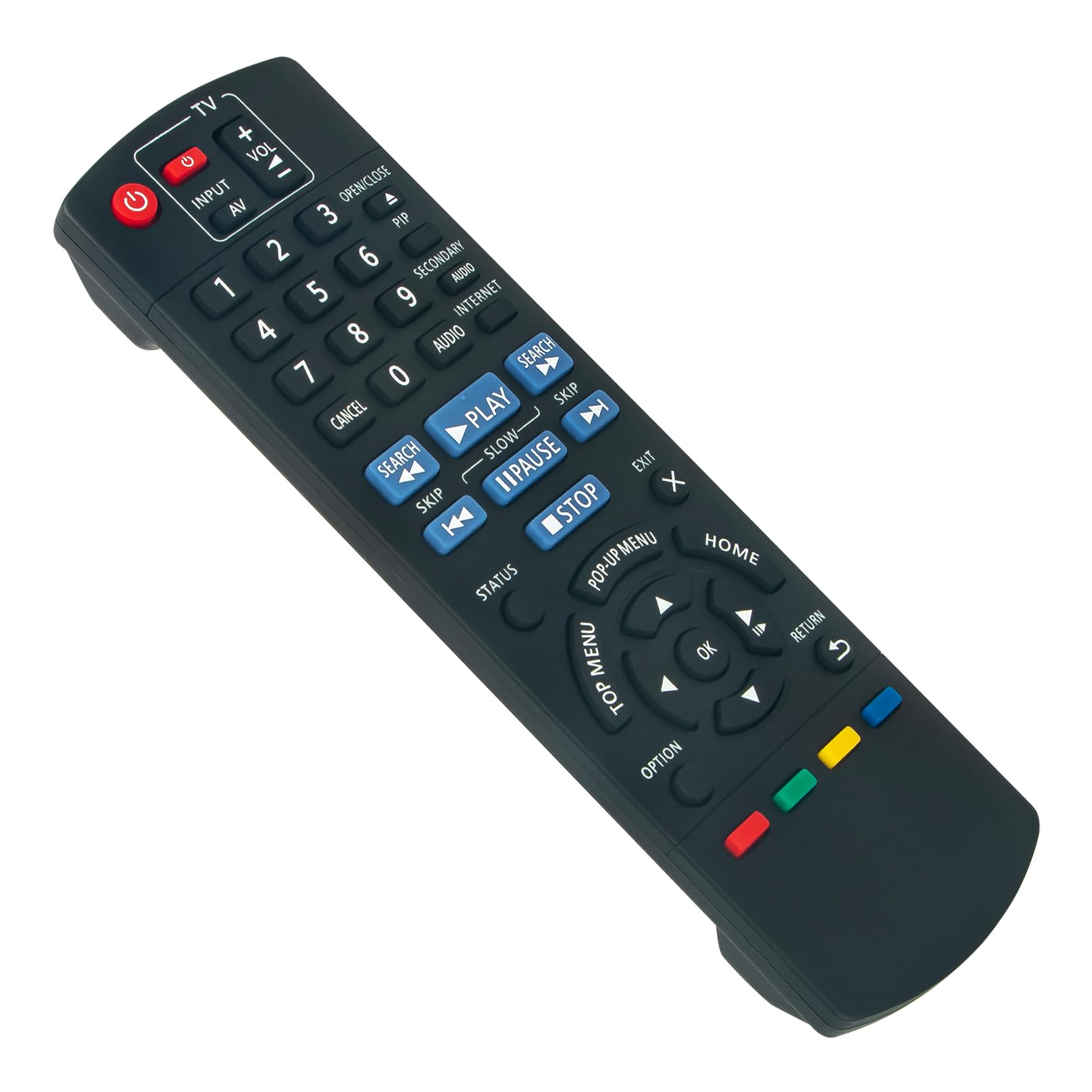 N2QAYB000956 N2QAYB000957 Replaced Remote Control Compatible with Panasonic Blu-ray Player remote control DMP-BD81 DMP-BD91 DMP-BDT160 DMP-BDT161 DMP-BDT260 DMP-BD-813 DMPBD-813