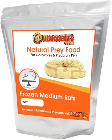 Amazon Com Ugrodents 10 Pack Frozen Medium Rats Pet Supplies