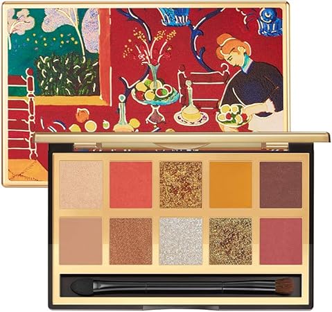 Amazon Kafellon アイシャドウパレット 高発色 長持ち マット ラメ アイシャドウ ブラシ マティスリーズ 10色 Carslan アイシャドウ 通販