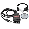 IKKEGOL EOBD 2 ODBII ODB2 Galletto 1260 ECU Puce Tuning Diagnostic Interface Programmeur Remap Flasher Outil VAG Câble