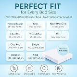 Dudu N Girlie Travel Cot Mattress Protector 95 x 65 cm White view 9