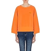 Armani Exchange womens Logo Light Scuba Pullover Sweatshirt