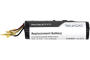 TAKOCI 3400mAh Replacement Battery for Bose SoundLink Micro 423816,fit Part No 077171
