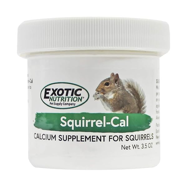 SQUIRREL-CAL 3.5 OZ. – ULTRA-FINE POWDERED CALCIUM SUPPLEMENT – FOR PET SQUIRRELS