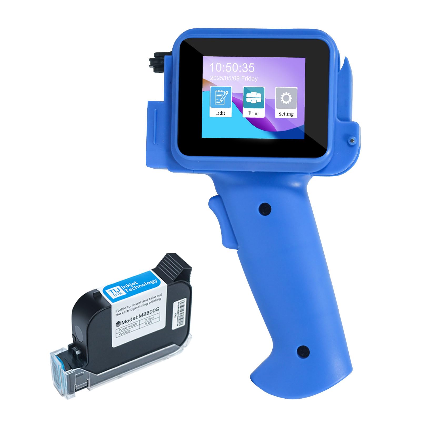 ZHONGMIN Handheld Inkjet Printer with 42ml