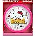 Hello Kitty Wall Clock [Flowers]