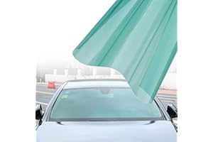 AuMoHall Green Windshield Tint - 66% VLT Car Window Tint Film - Solar Protection Film, 19.68' x 118.11''