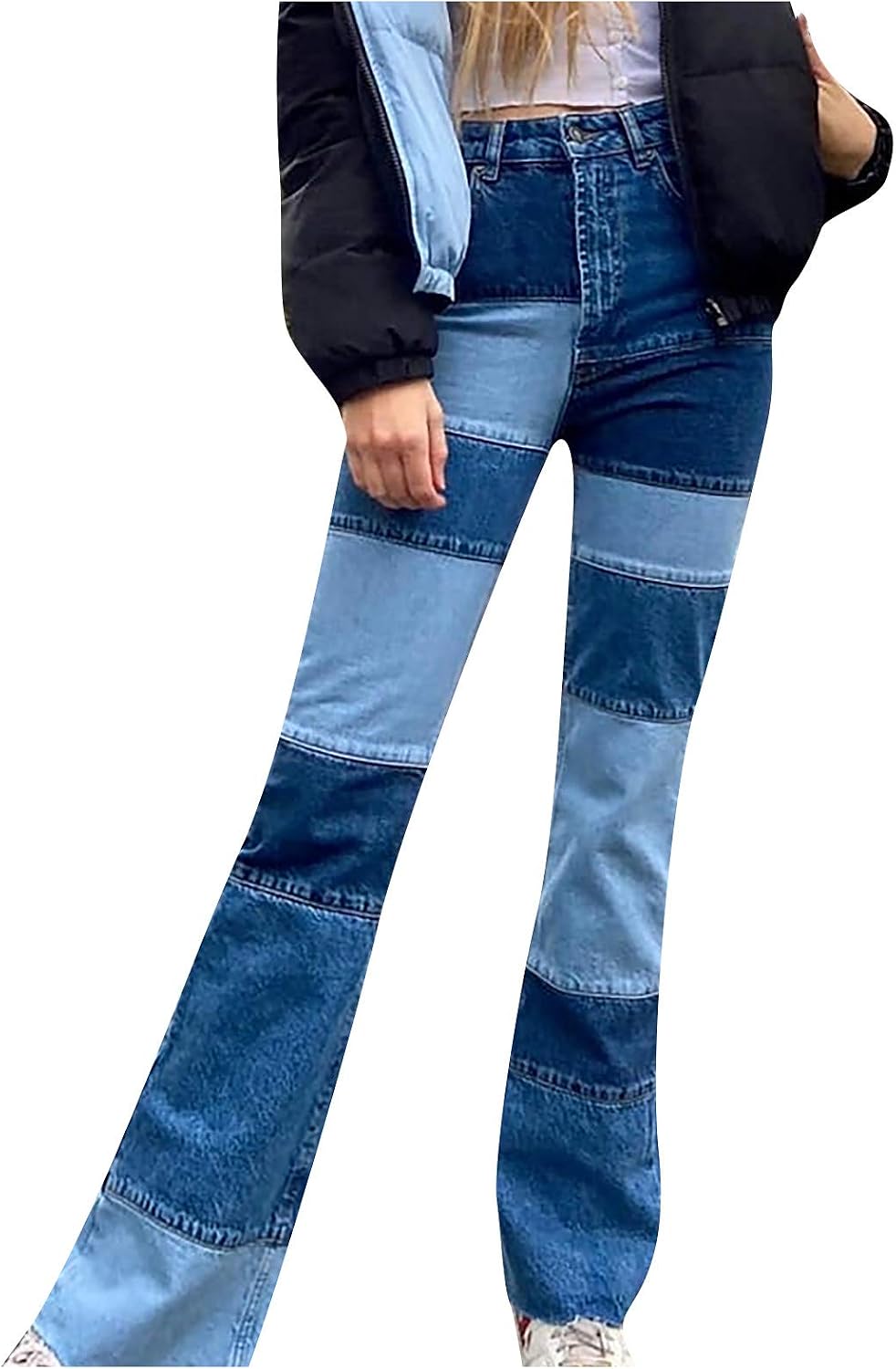 Pantalon Femme Taille Haute - Jambes Larges, Tissu Élastique Avec Cordon - Style Décontracté, Confortable - Pour Bureau, Loisirs, Sortie