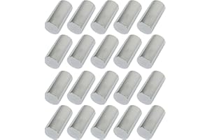 GXYWADY 20 Pack 33mm 4-1/4 Height Lug Nut Covers Screw-On Flat Top Replacement for Peterbilt Volvo International Semi Trucks