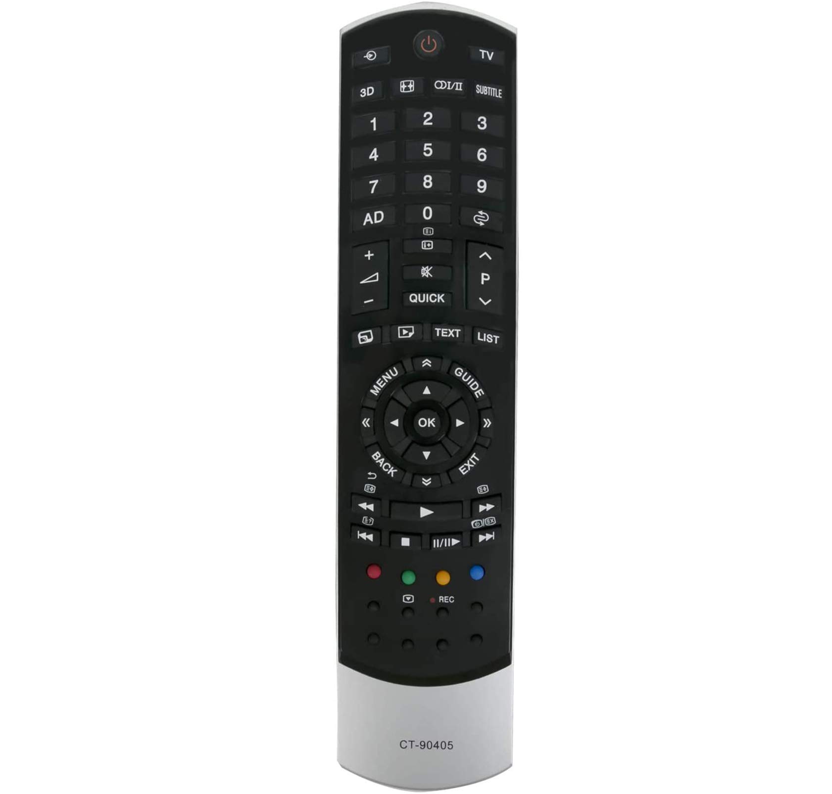 ALLIMITY CT-90405 Remote Control Replaced for Toshiba TV 75028483 32TL933 32TL963G 32UL975G 40TL933F 40TL933G 40TL938 40TL938F 40TL938G 40TL939 40TL963G 40TL966