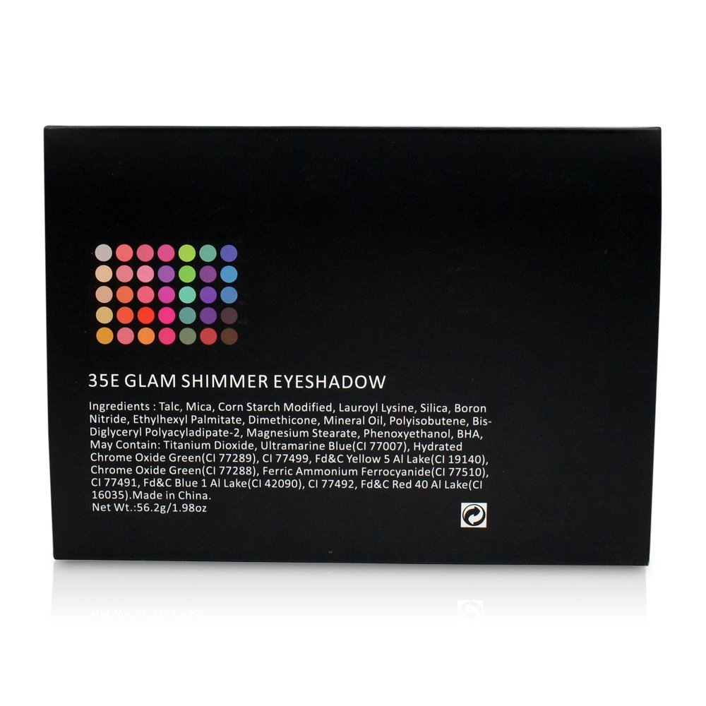 MISKOS 35 Colors Eyeshadow Palette Silky Pigmented Powder Professional Make up Waterproof Pallete Product Cosmetics Makeup Eye Shadow 35E
