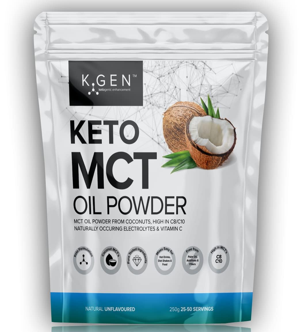 Keto MCT Oil Powder Pure Coconut MCT Keto Coffee Creamer | Premium Quality C8 Easily Absorbed & Digested - Ideal for Paleo & Vegan Diets | Advance Diet for Hair, Skin, Nails Immune & Health