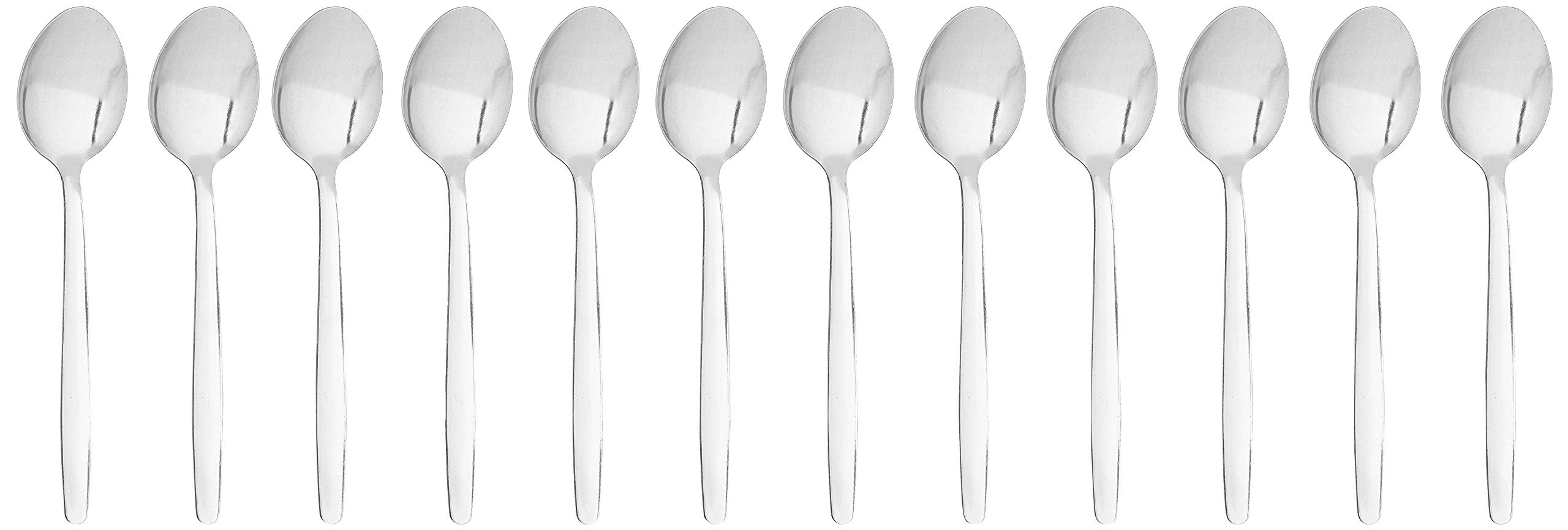 Millenium Cutlery Dessert Spoons - Pack of 12 | Stainless Steel Dessert Spoons, Genware Spoons, Millennium Cutlery