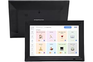 Generic 10.1 Inch Wall Planner Digital Calendar & Chore Chart, Smart Touchscreen Interactive Display for Family Schedules, El