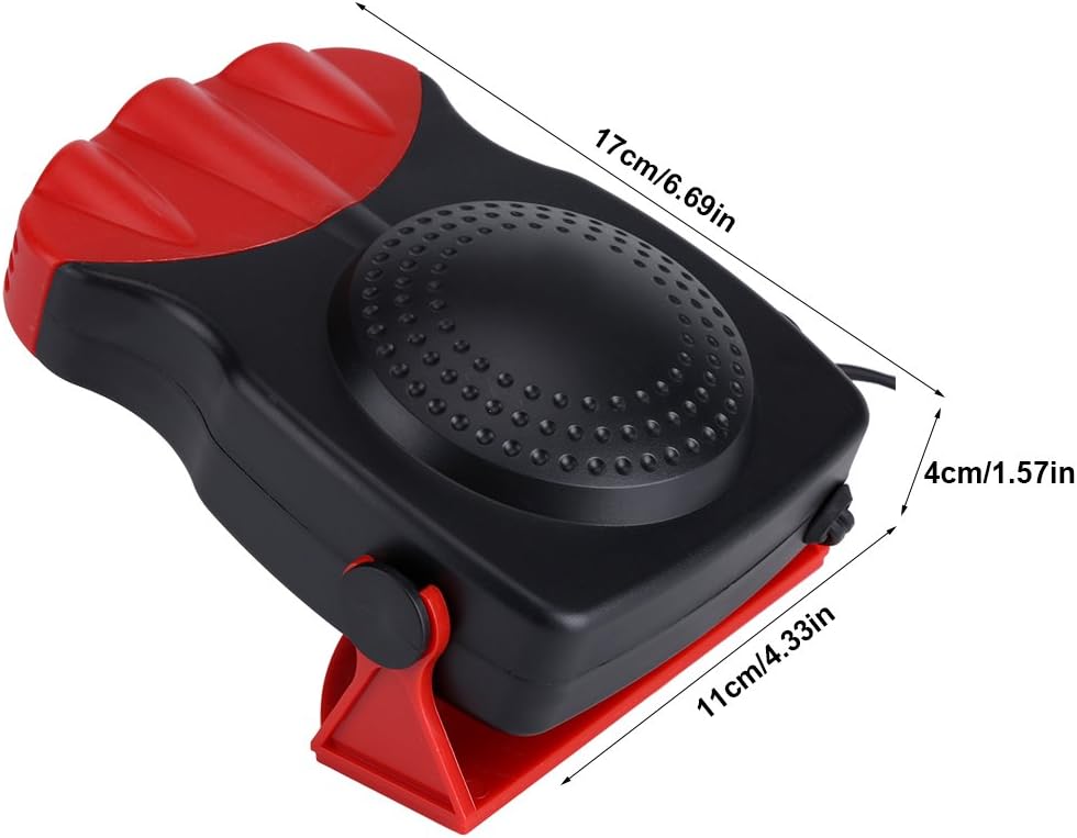 Car Heater 150W 12V 2 In1 Car Truck Heating Cooling Fan Fast Heating Windscreen Demister Defroster