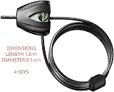 Master Lock Python Cable Lock 1.8 m Adjustable Security Cable 4 Keys view 6