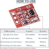 DAOKAI TTP223 Touch Button Module 20 Pcs Self-locking Jog Capacitive Key Switch view 3