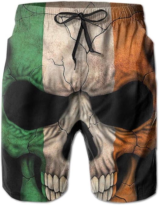 mens skull bathing suits