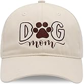 VOUGGIME Dog Mom Hat for Women Embroidered Adjustable Baseball Cap Dog Lovers Gifts for Women