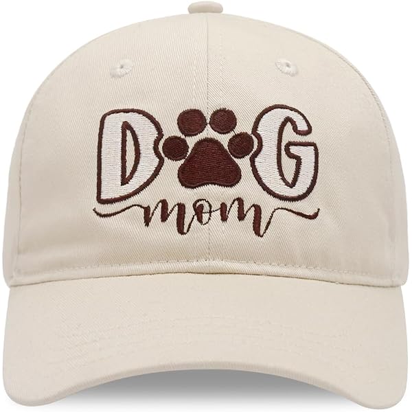 Dog Mom Hat for Women, Embroidered Dog Lover Gift  display picture 3