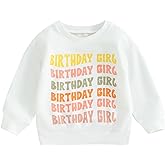 Kayotuas Cute Birthday Shirt for Toddler Baby Boy Girl Crewneck Sweatshirt Letter Print Long Sleeve Pullover Top Fall Clothes