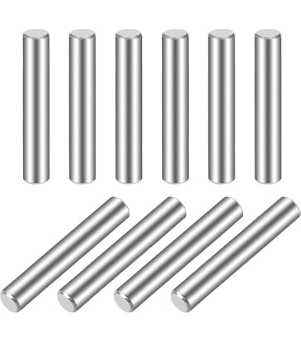 50-Pack 3mm X 14mm Stainless Steel Dowel Pins – 304 Grade, Shelf Pegs, Locating Pins For Fixtures & Machinery