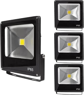 4 Paquetes De 30 W Blanco Cálido LED Downlight de proyección focos al