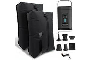 Pack of 2 vacuum compression bags for travel, 17 liter travel compression bags with flat bottom and window, suitcase and back