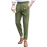 Floerns Men's Classic Fit Flat Front Dress Pants Office Business Trousers