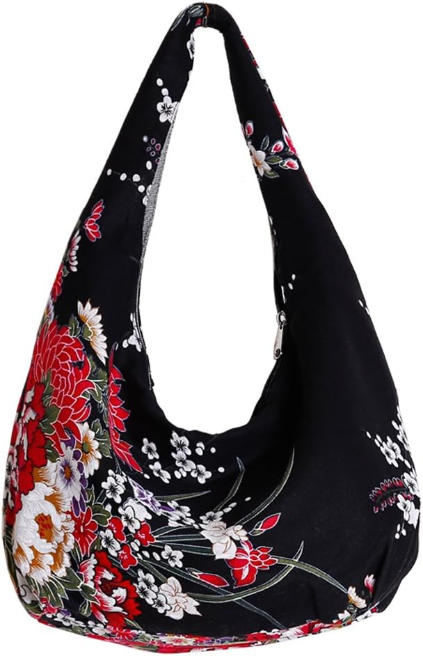 Ethnic Style Stylish polyester Fabrics Shoulder Bag Multicolored Women Casual Everyday Bucket Handbag