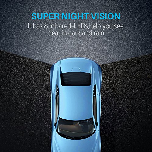 aokur 12V Parking Backup IR Camera Night vision Kit with 4.3" LCD Monitor Pickup Truck Camper Reverse RearView Monitor - Thumbnail 6