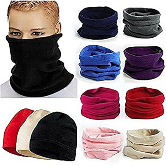 Bonnet 3 En 1 Echarpe Tour De Cou Noir Polaire Homme Femme Enfant Ski Peche Moto Amazon Fr Vetements Et Accessoires