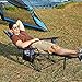 RORAIMA Light Weight Backpacking Reclining/Lounging Camping Folding Chair with Headrest and Footrest for Outdoor Camping, RV, BBQ, Football Games