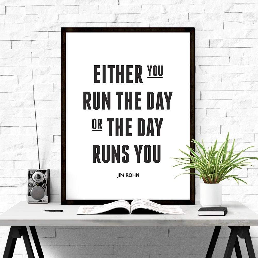 Amazon.com: Framed-Sign Jim Rohn Quote Motivational Quote Printable Art