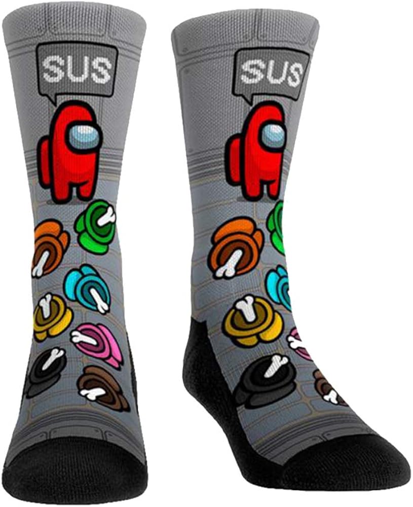 Among Us Game Socks for Men Women Funny Crewmates Novelty