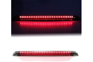 Tresound 3rd Third Brake Light for 1992-1999 Chevy C/K Suburban Blazer Tahoe/GMC Yukon Jimmy/Hummer H2/ Bravada LED High Mount Lamp Stop Light (Smoked)