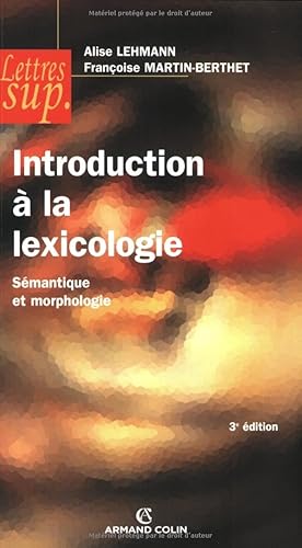 Download Introduction à la lexicologie : Sémantique et morphologie PDF