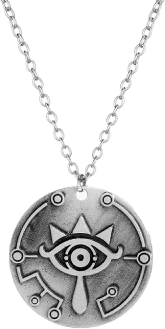 new legend of zelda on Amazon Com New Horizons Production The Legend Of Zelda Breath Of The Wild Sheikah Eye Pendant Necklace Clothing